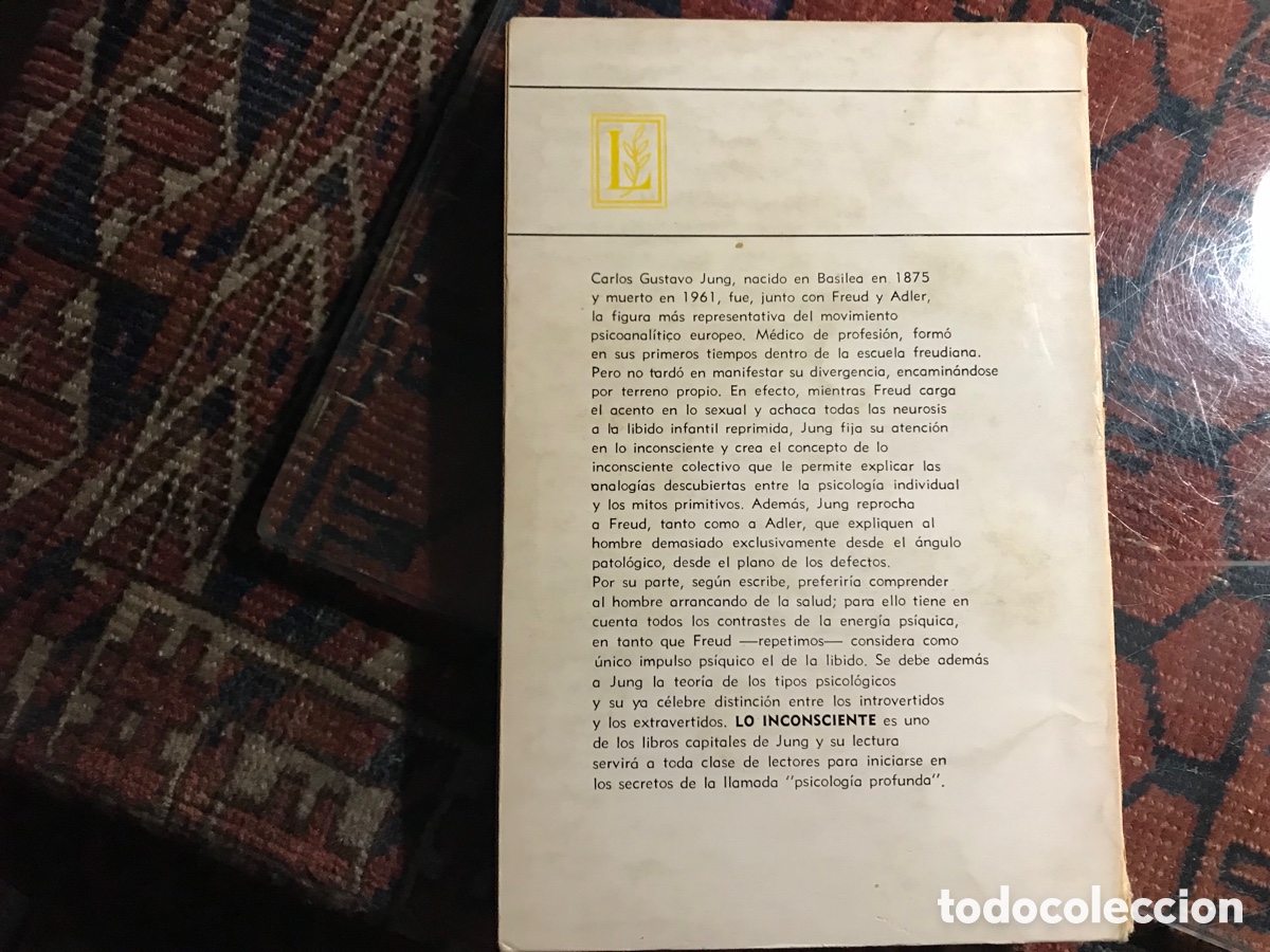 Libros de segunda mano: Lo inconsciente. C. G. Jung. Losada. - Foto 3
