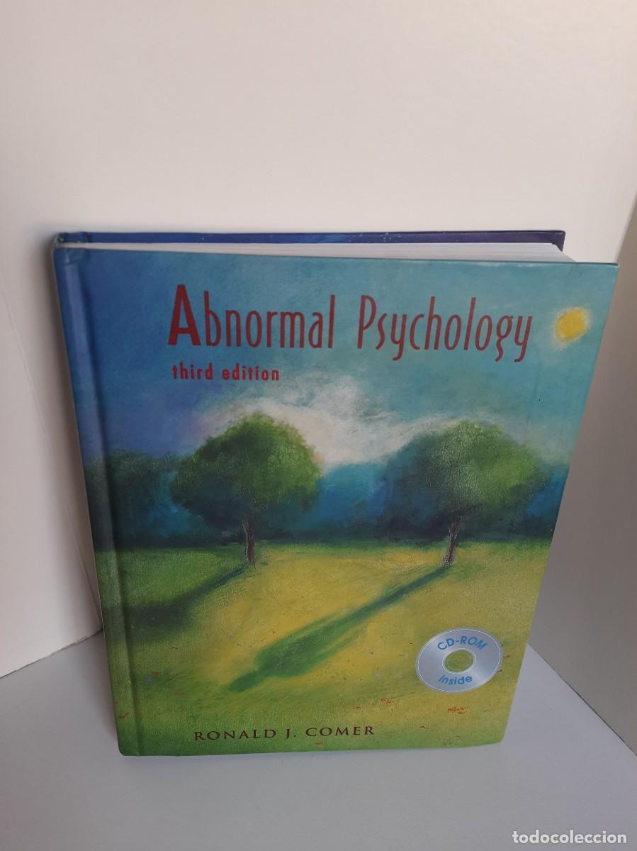 Libros de segunda mano: ABNORMAL PSYCHOLOGY. THIRD EDITION. RONDALD J. COMER. EDITORIAL FREEMAN. CON CD. - Foto 1