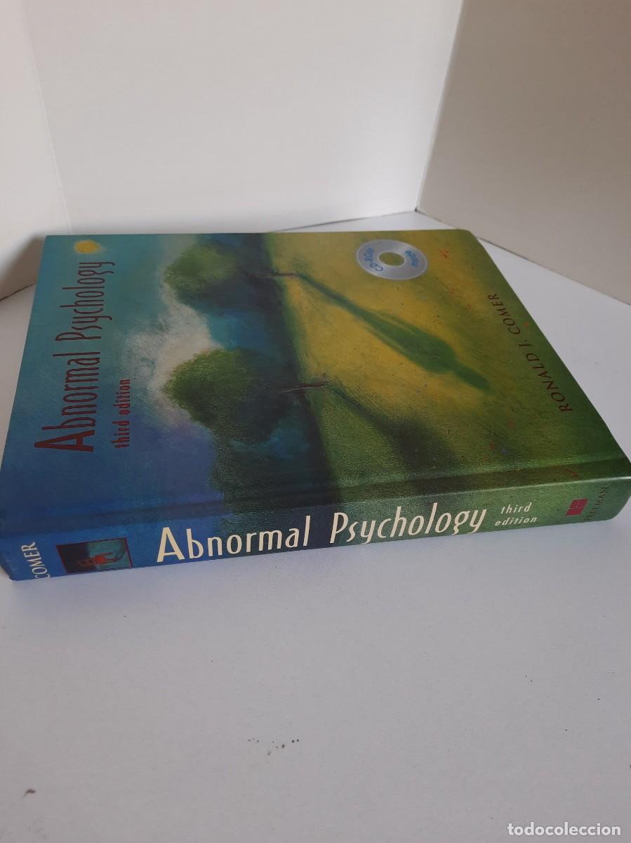 Libros de segunda mano: ABNORMAL PSYCHOLOGY. THIRD EDITION. RONDALD J. COMER. EDITORIAL FREEMAN. CON CD. - Foto 2