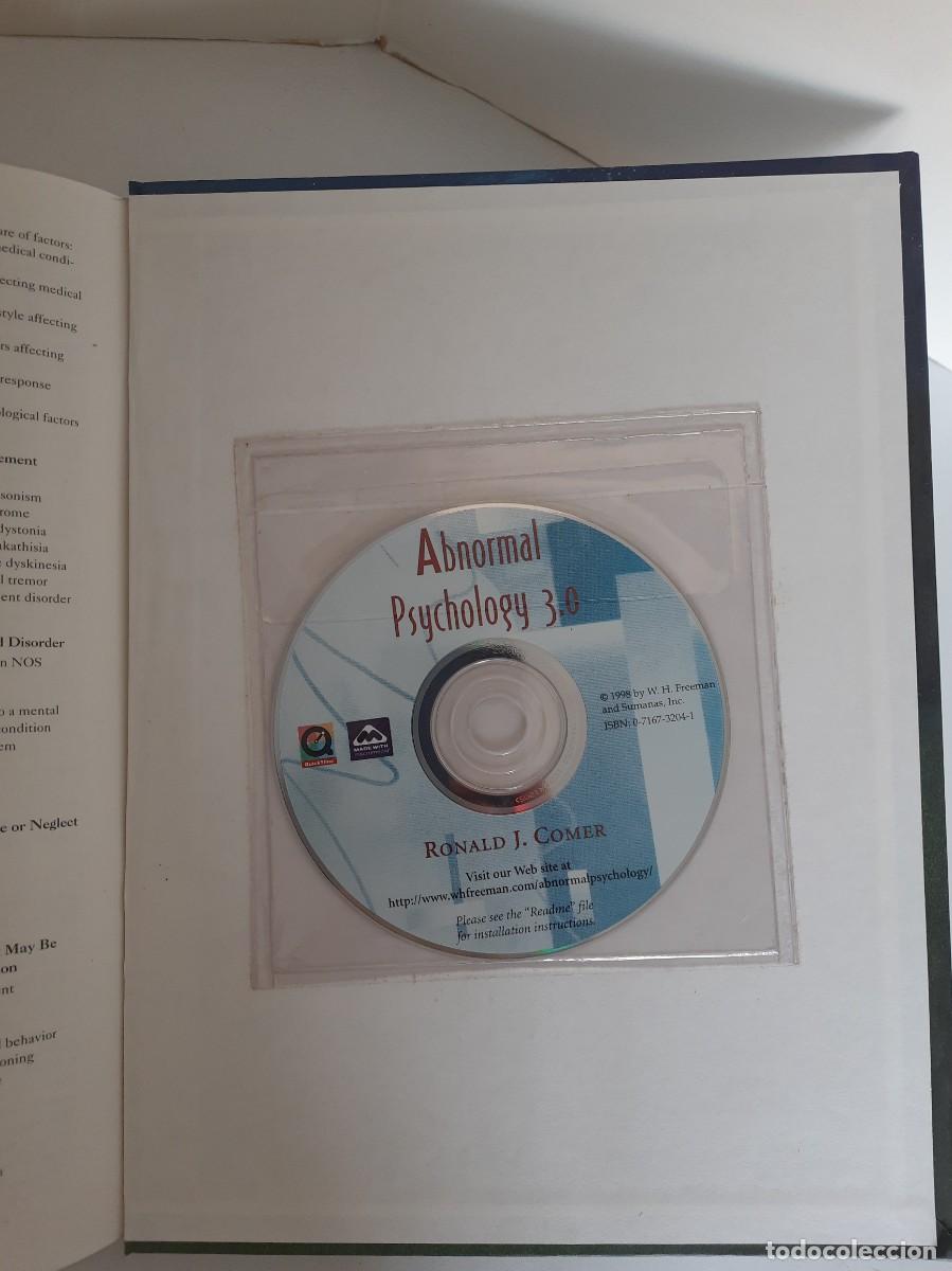 Libros de segunda mano: ABNORMAL PSYCHOLOGY. THIRD EDITION. RONDALD J. COMER. EDITORIAL FREEMAN. CON CD. - Foto 12