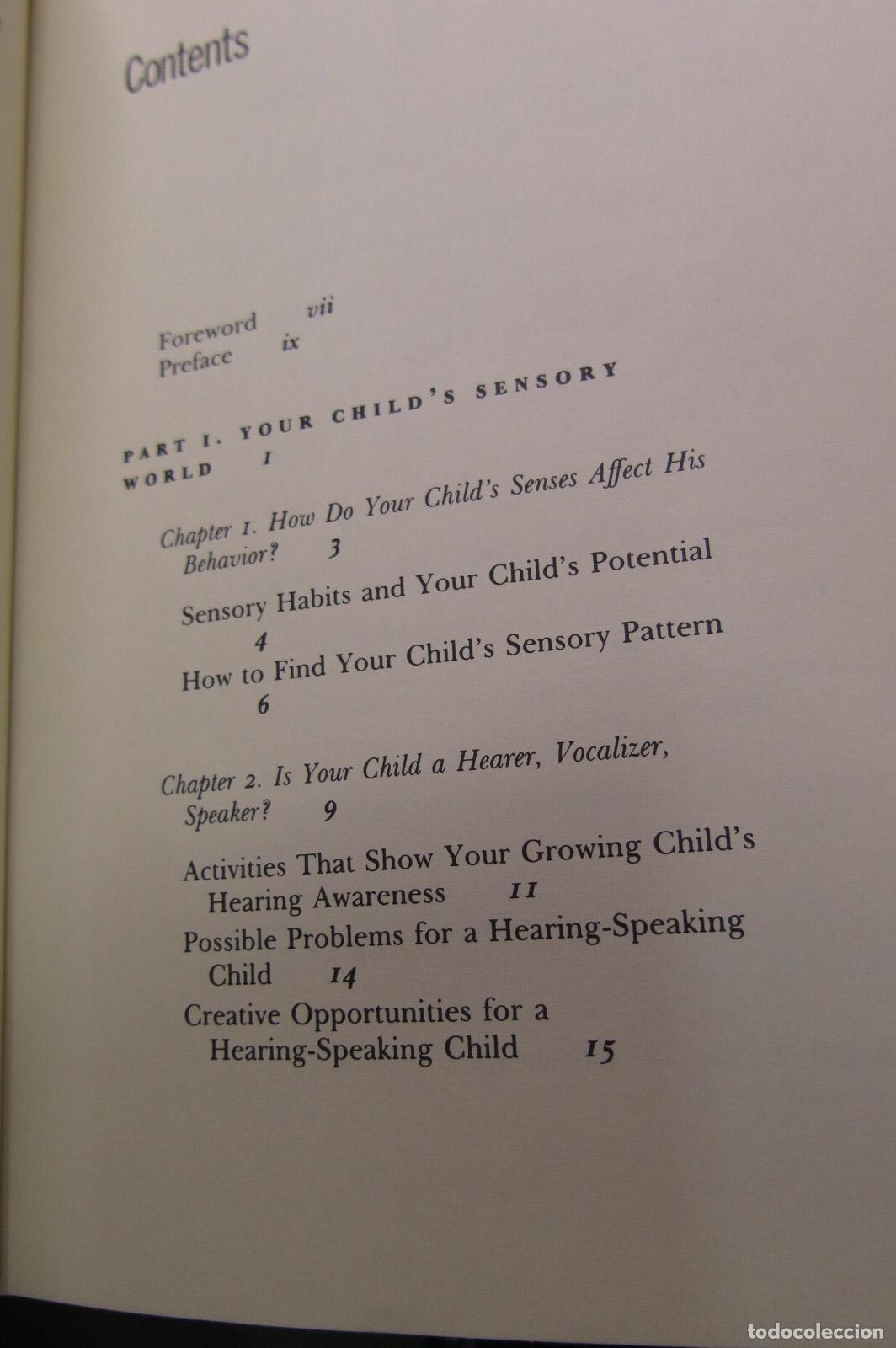 Libros de segunda mano: Your Child&acute;s Sensory World. Liepmann - Foto 2