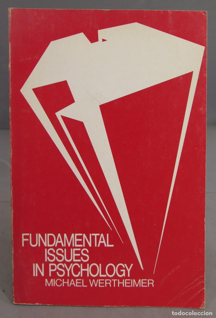 Libros de segunda mano: FUNDAMENTAL ISSUES IN PSYCHOLOGY. Wertheimer - Foto 1