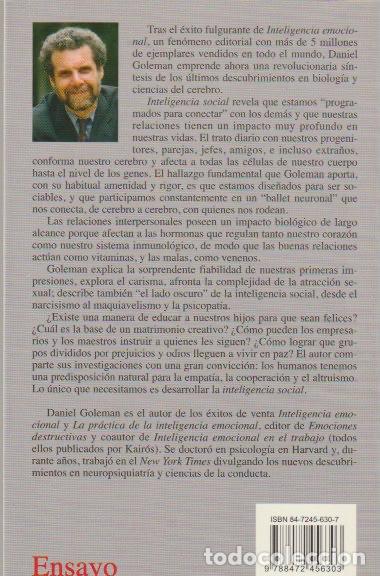 Libros de segunda mano: Inteligencia social / Daniel Goleman - Foto 2
