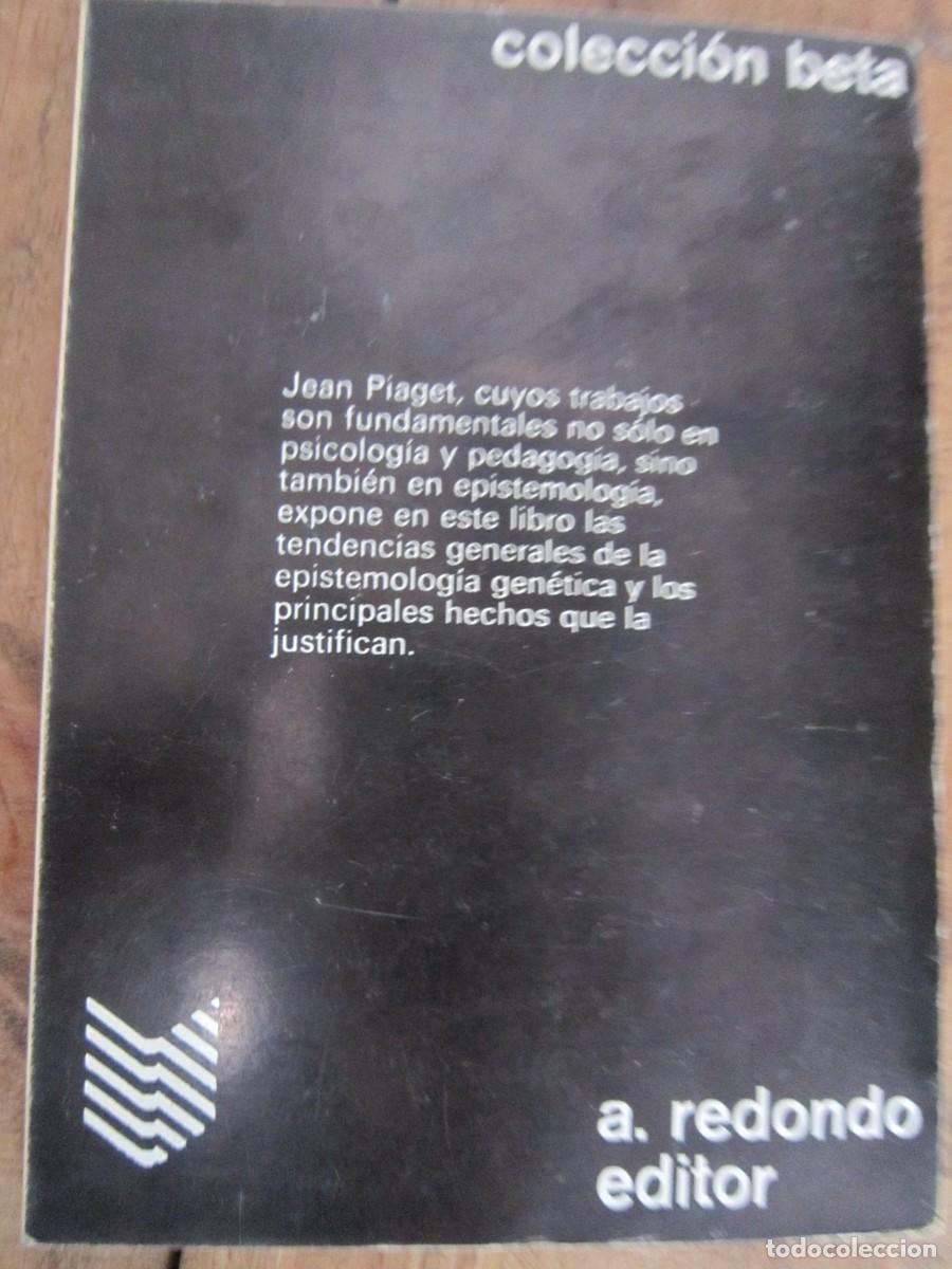 la epistemolog a genetica jean piaget. colecci Compra venta en