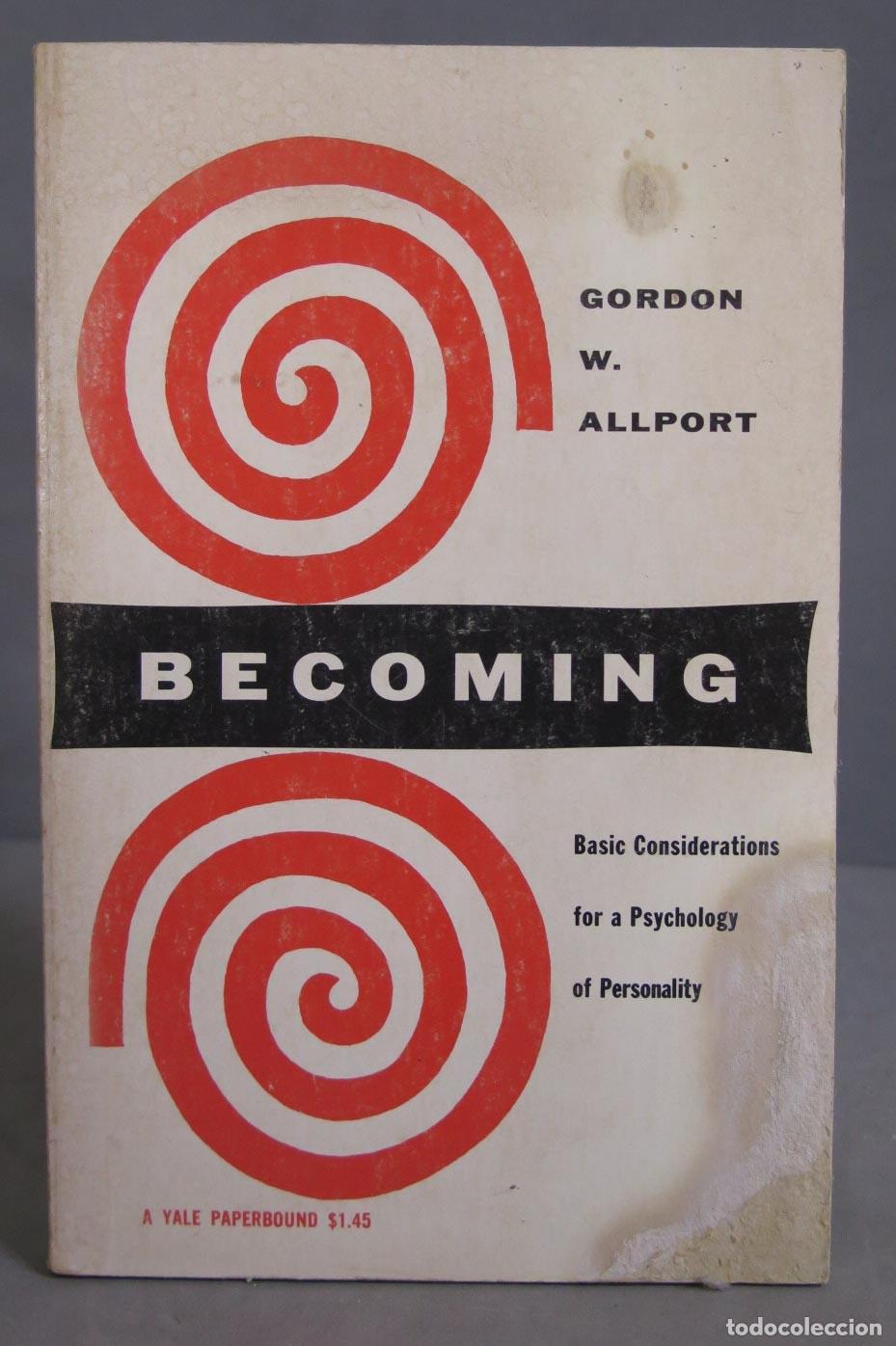Libros de segunda mano: Becoming: Basic Considerations for a Psychology of Personality - Foto 1