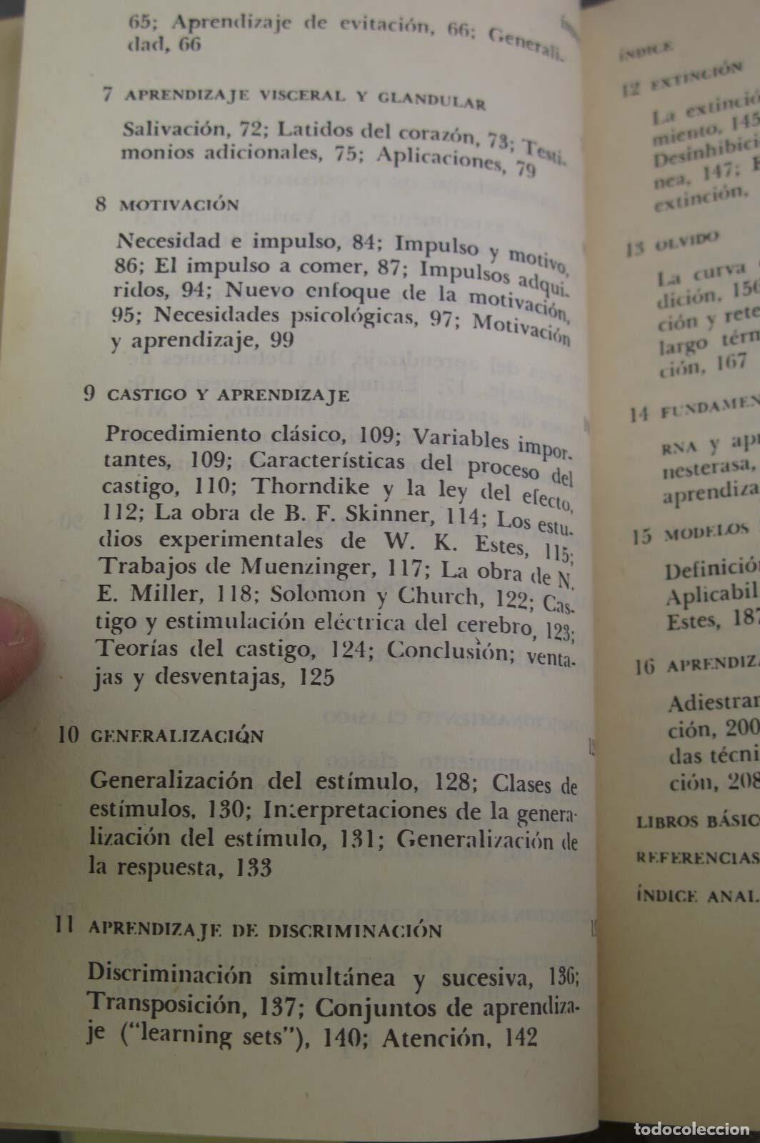 Libros de segunda mano: Psicolog&iacute;a del aprendizaje. ARDILA - Foto 3