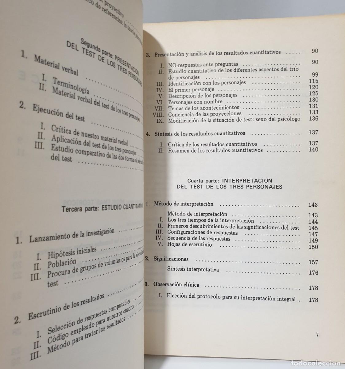 Libros de segunda mano: EL TEST DE LOS TRES PERSONAJES - M. BACKES - THOMAS - Foto 10