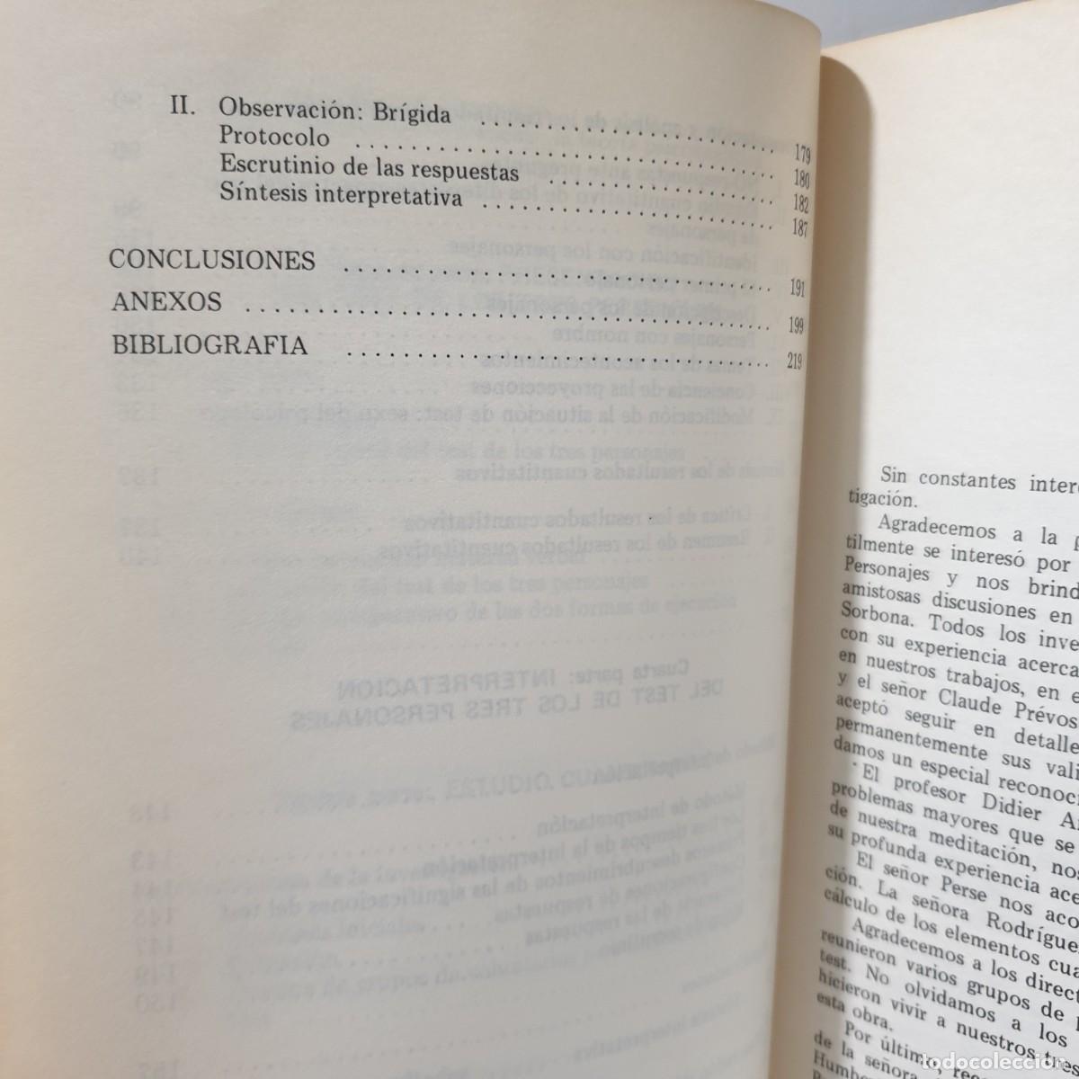 Libros de segunda mano: EL TEST DE LOS TRES PERSONAJES - M. BACKES - THOMAS - Foto 11