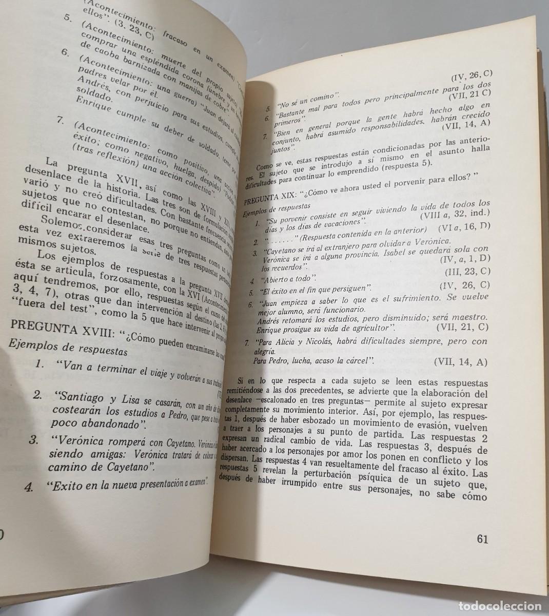 Libros de segunda mano: EL TEST DE LOS TRES PERSONAJES - M. BACKES - THOMAS - Foto 13