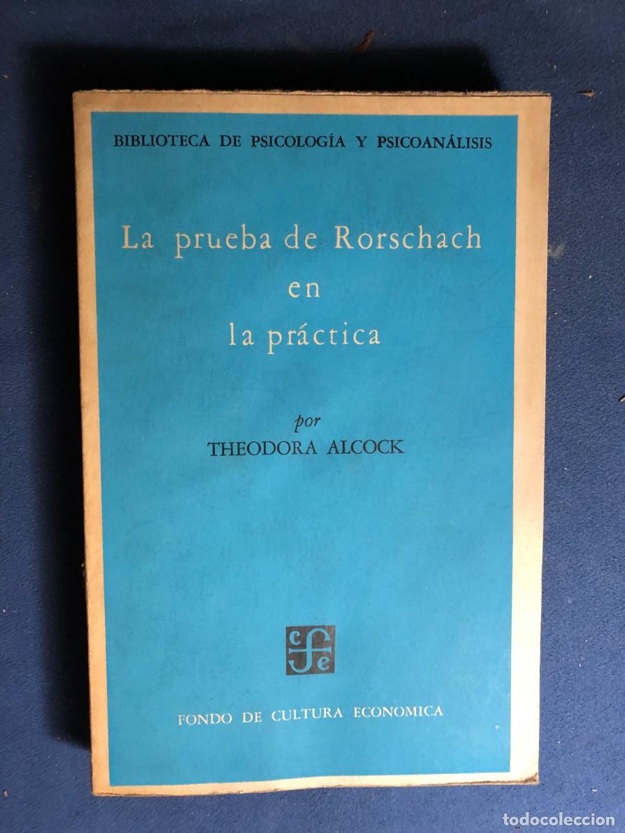 Gebrauchte B&uuml;cher: THEODORA ALCOCK.: - LA PRUEBA DE RORSCHACH EN LA PR&Aacute;CTICA.- (1965)