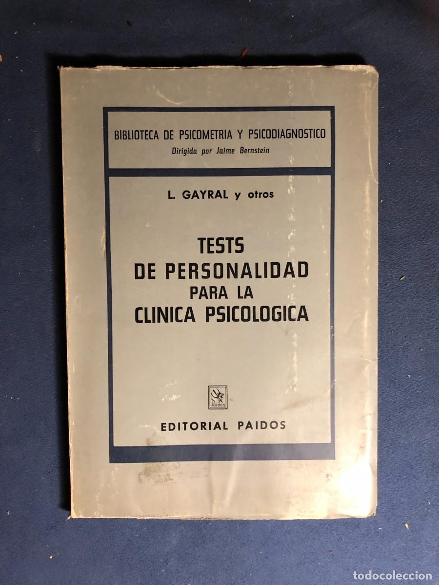 Gebrauchte B&uuml;cher: L. GAYRAL: - TEST DE PERSONALIDAD PARA LA CL&Iacute;NICA PSICOL&Oacute;GICA.- (1967)