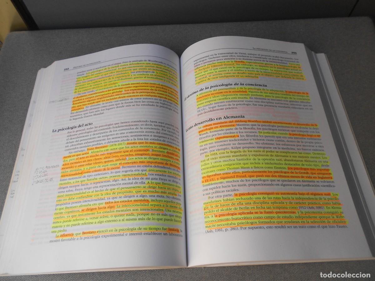 Libros de segunda mano: HISTORIA DE LA PSICOLOGIA - Foto 4