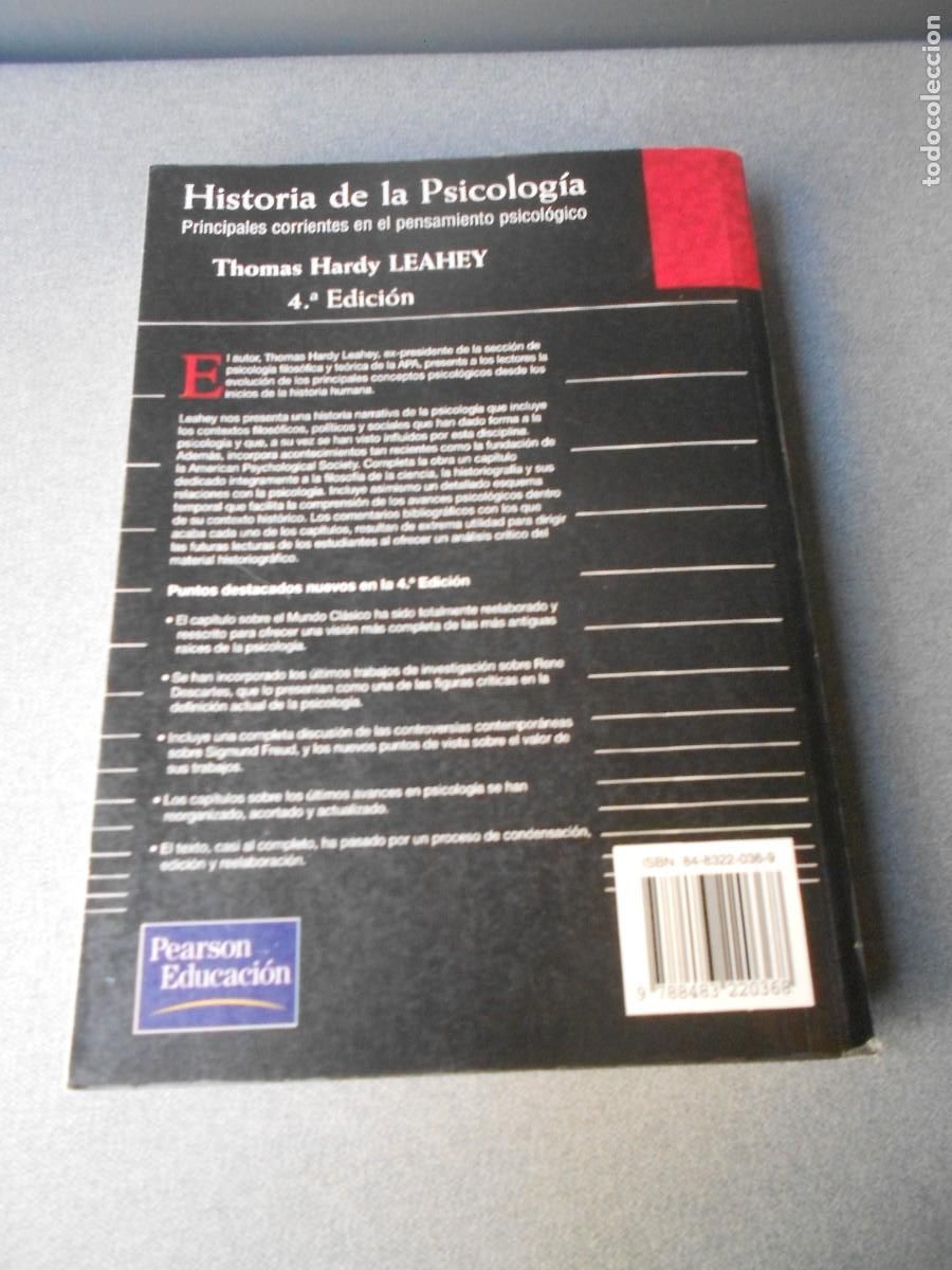 Libros de segunda mano: HISTORIA DE LA PSICOLOGIA - Foto 5