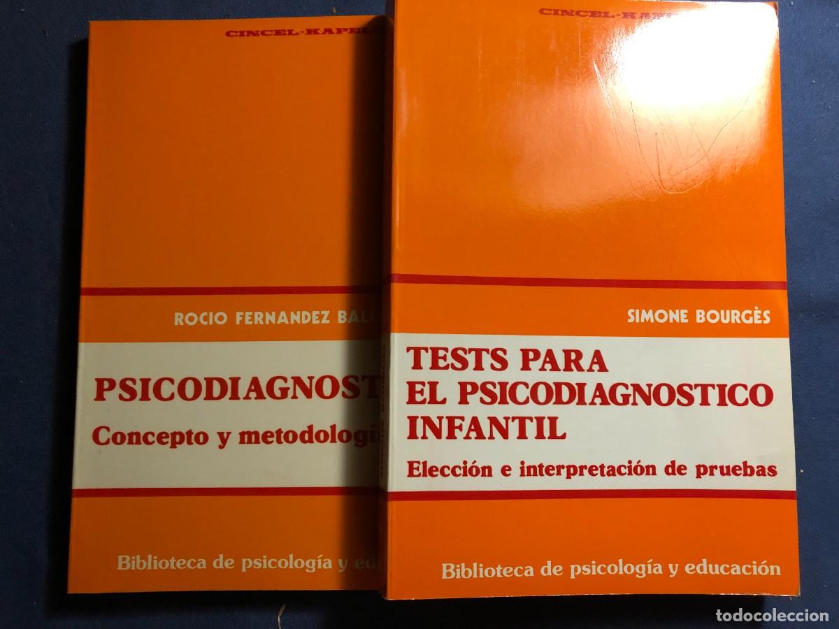 Second hand books: SIMONE BOURGES: - TEST PARA EL PSICODIAGNOSTICO INFANTIL - (2 TOMOS) (1980)