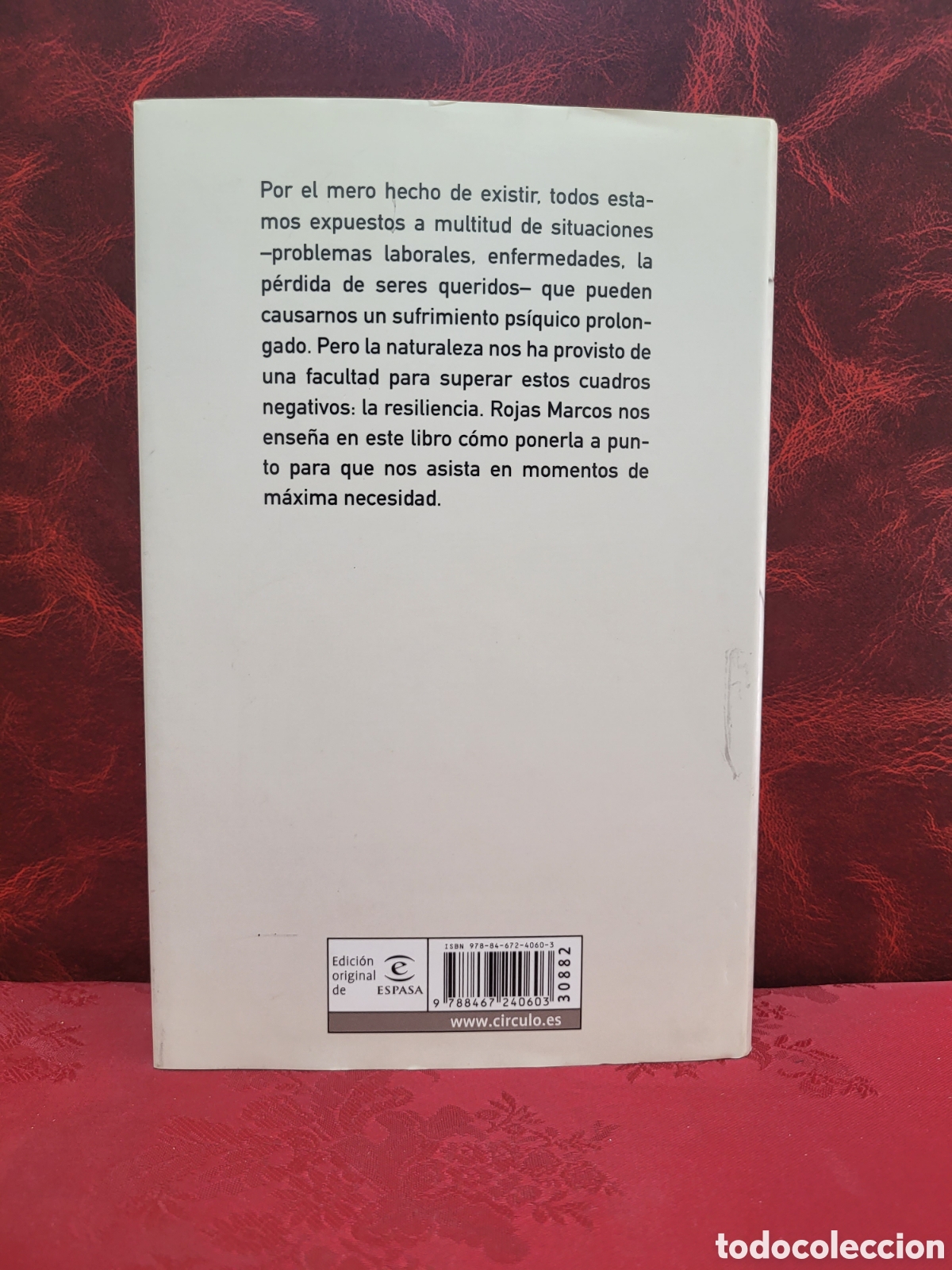 Libros de segunda mano: ☆ SUPERAR LA ADVERSIDAD. EL PODER DE LA RESILENCIA - LUIS ROJAS MARCOS. CIRCULO DE LECTORES - Foto 3