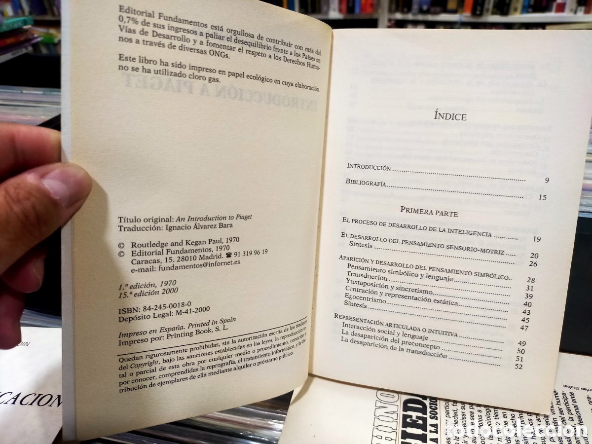 Libros de segunda mano: INTRODUCCI&Oacute;N A PIAGET - P. G. RICHMOND - Foto 5