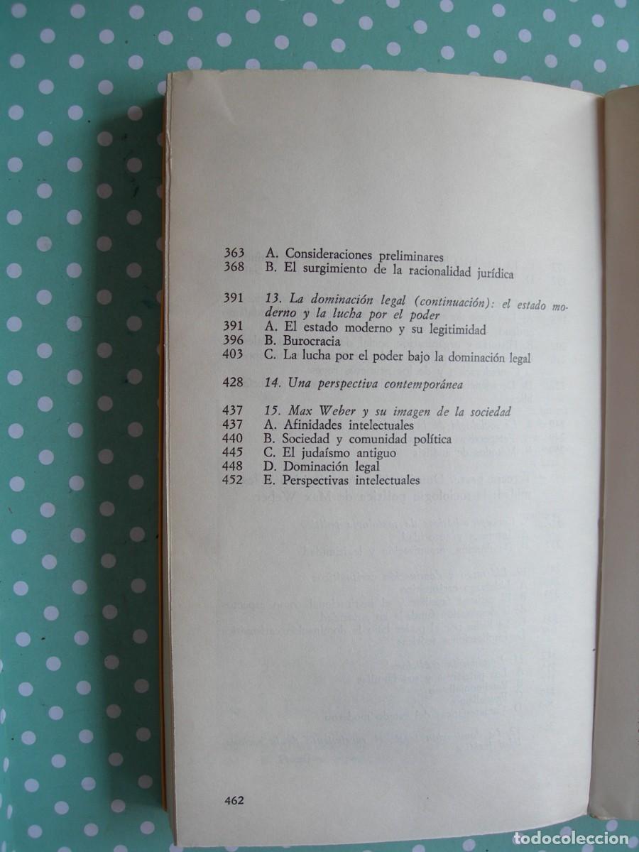 Libros de segunda mano: REINHARD BENDIX / MAX WEBER / PSICOLOG&Iacute;A - Foto 3