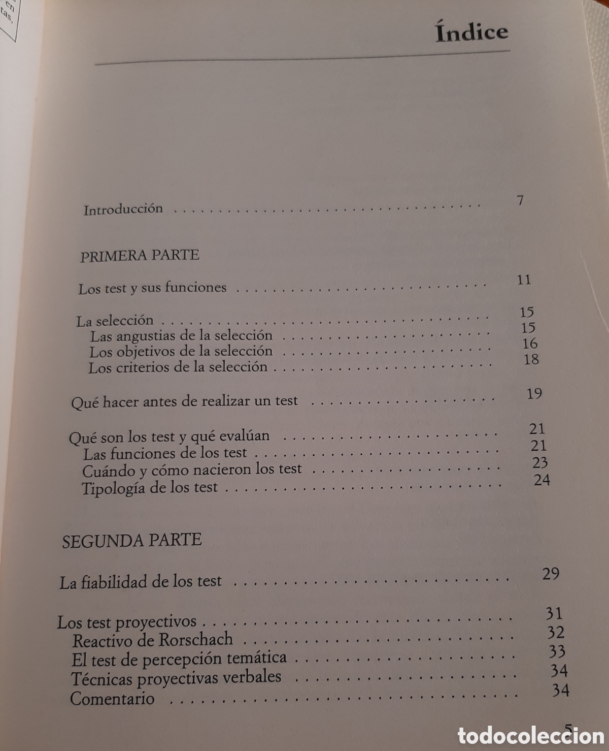 Libros de segunda mano: Los test de selecci&oacute;n personal Vecchi 1997 - Foto 5