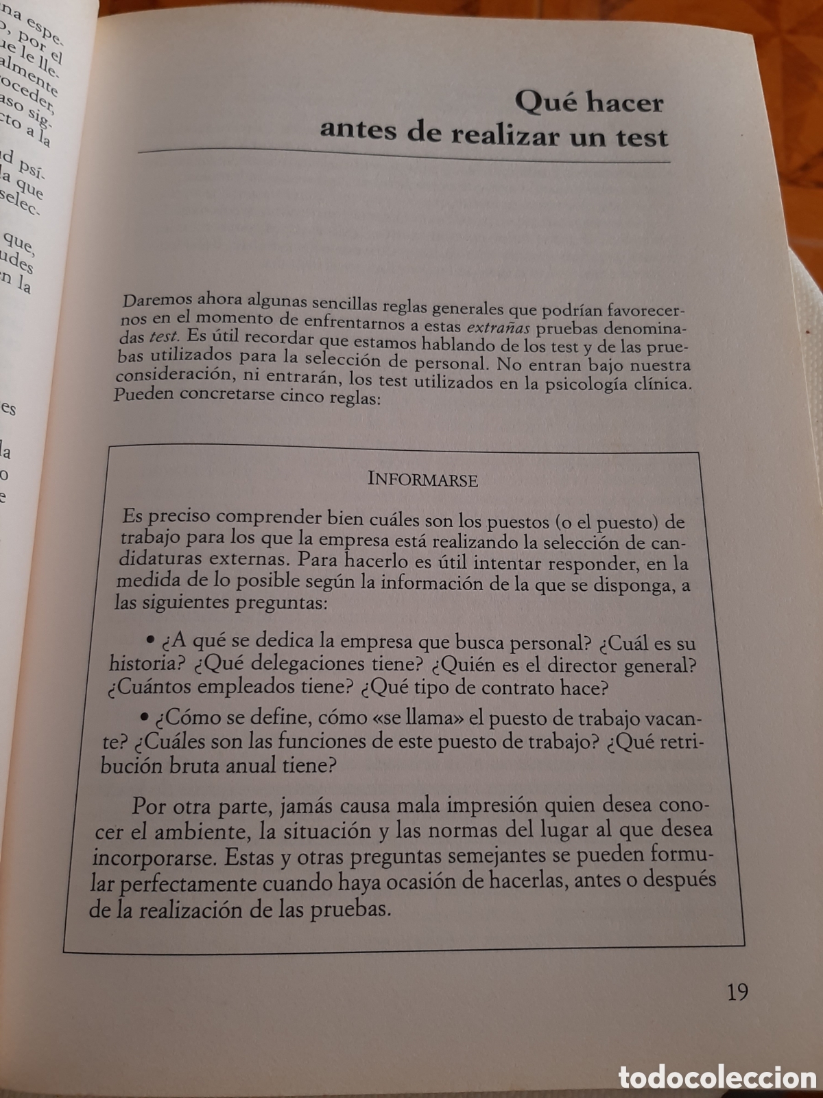 Libros de segunda mano: Los test de selecci&oacute;n personal Vecchi 1997 - Foto 7