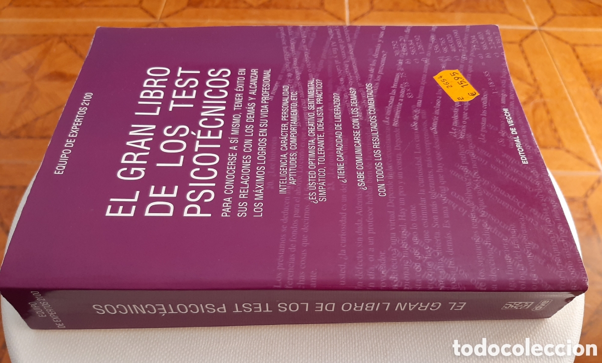 Libros de segunda mano: El gran libro de los psicotecnicos Vecchi 2002 - Foto 3