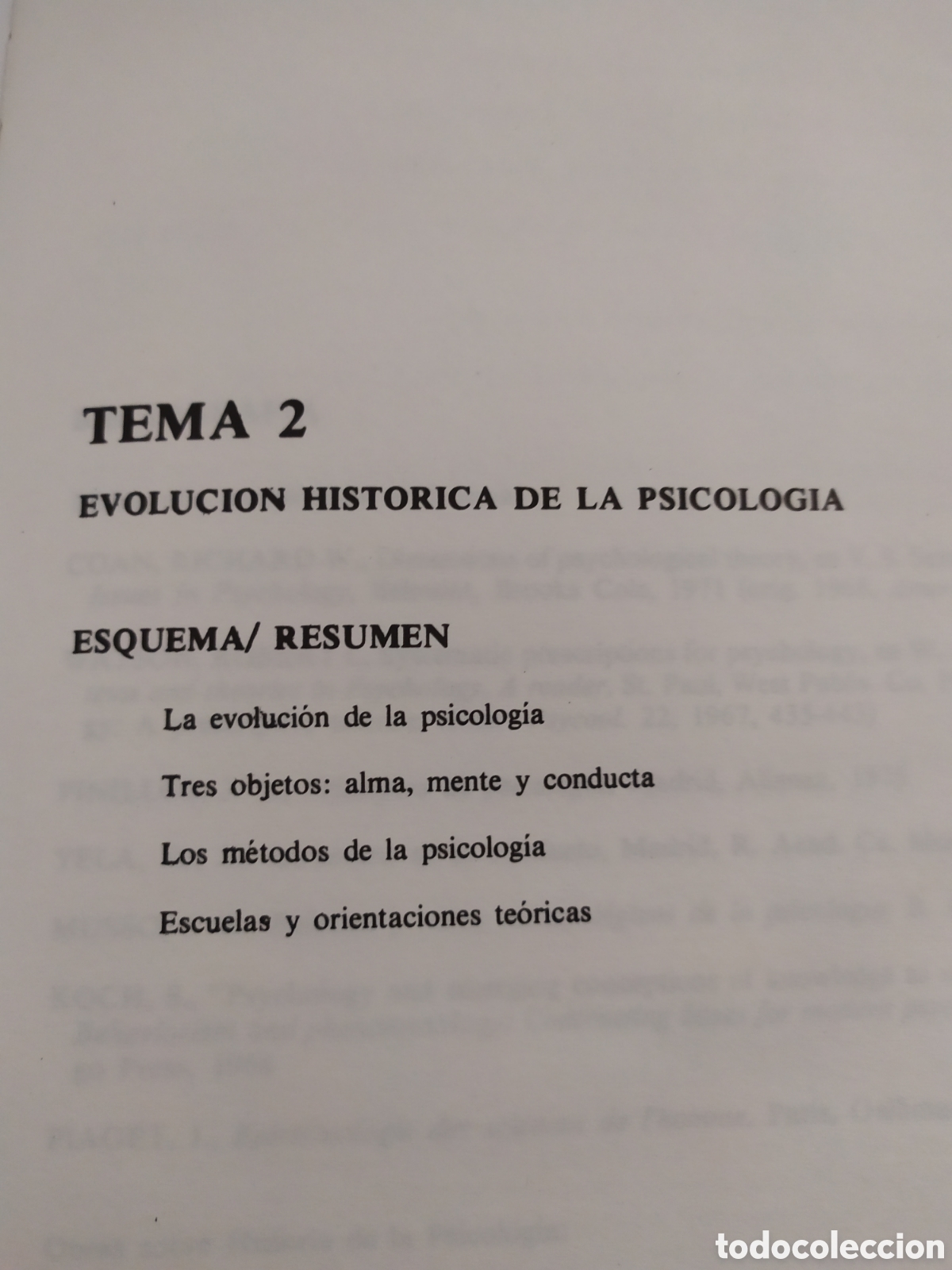 Libros de segunda mano: HISTORIA DE LA PSICOLOGIA. UNED - Foto 3