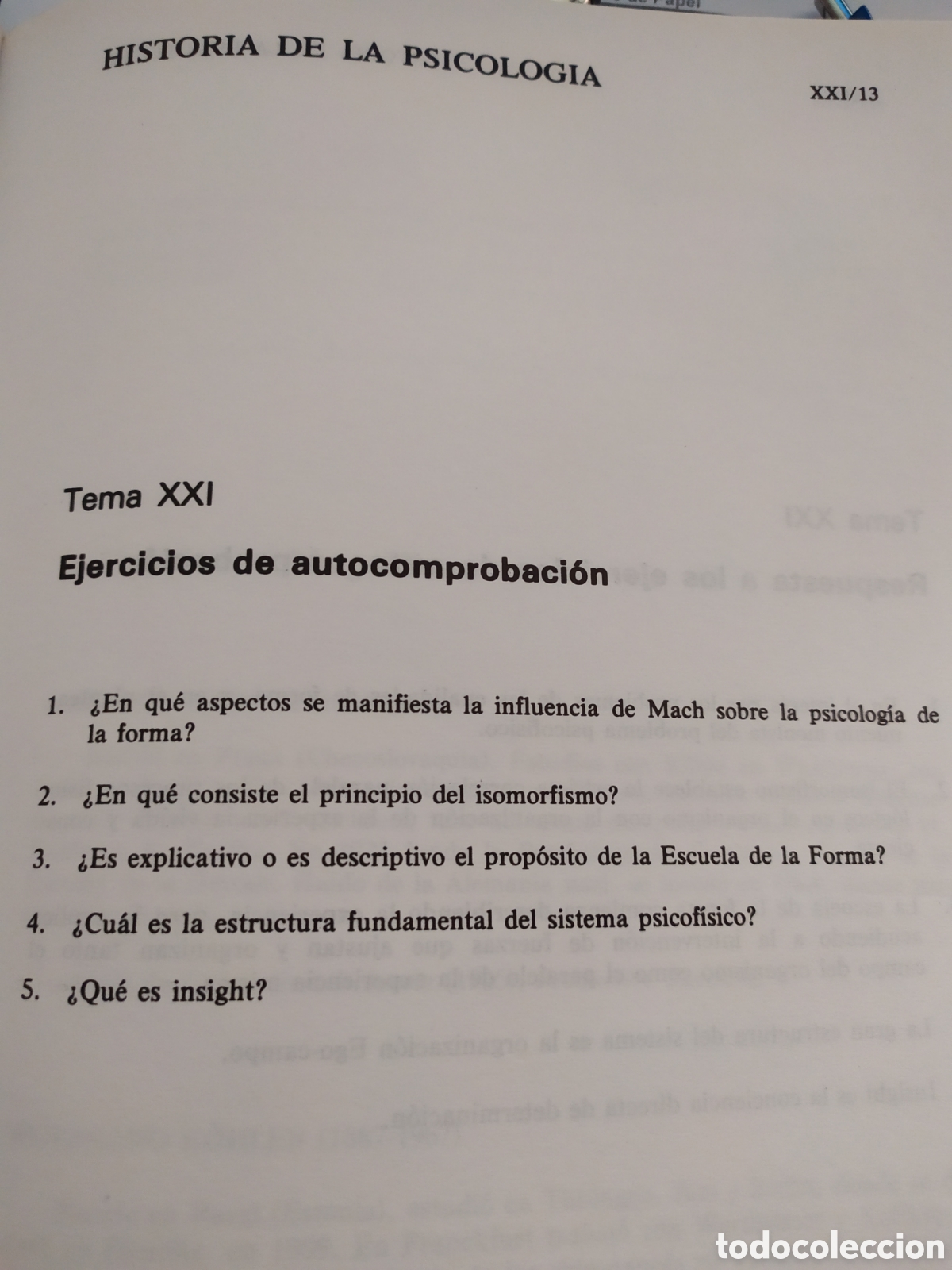 Libros de segunda mano: HISTORIA DE LA PSICOLOGIA. UNED - Foto 26