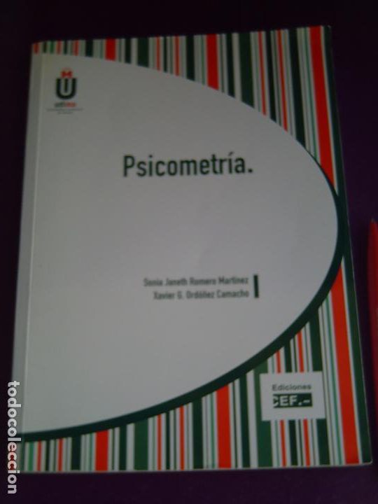Libros de segunda mano: SONIA ROMERO / XAVIER ORDO&Ntilde;EZ - PSICOMETRIA - EDICIONES CEF 2015 - 366 PAGS, SIN USO