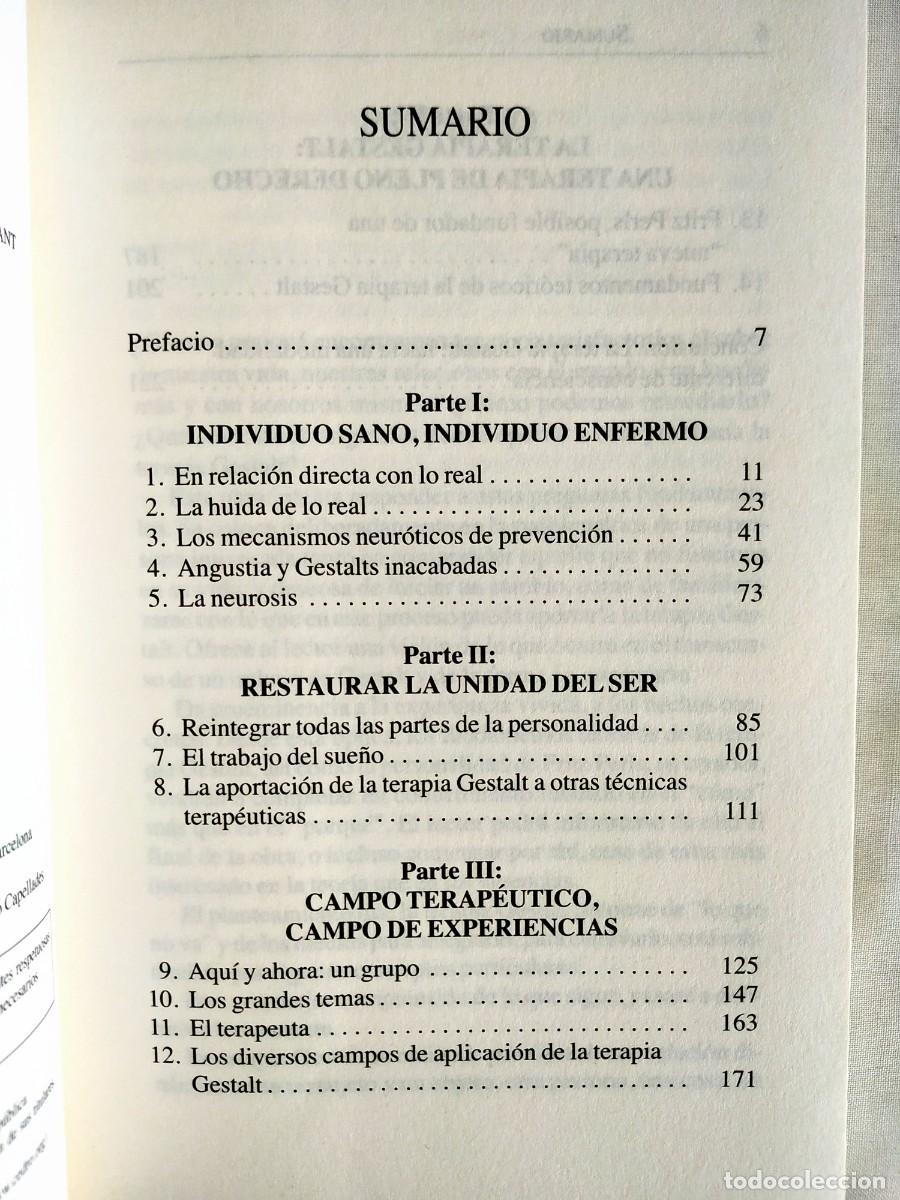 Libros de segunda mano: MARIE PETIT: LA TERAPIA GESTALT - NUEVO - Foto 2