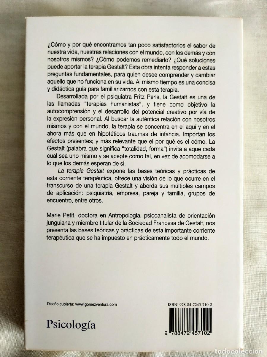Libros de segunda mano: MARIE PETIT: LA TERAPIA GESTALT - NUEVO - Foto 4