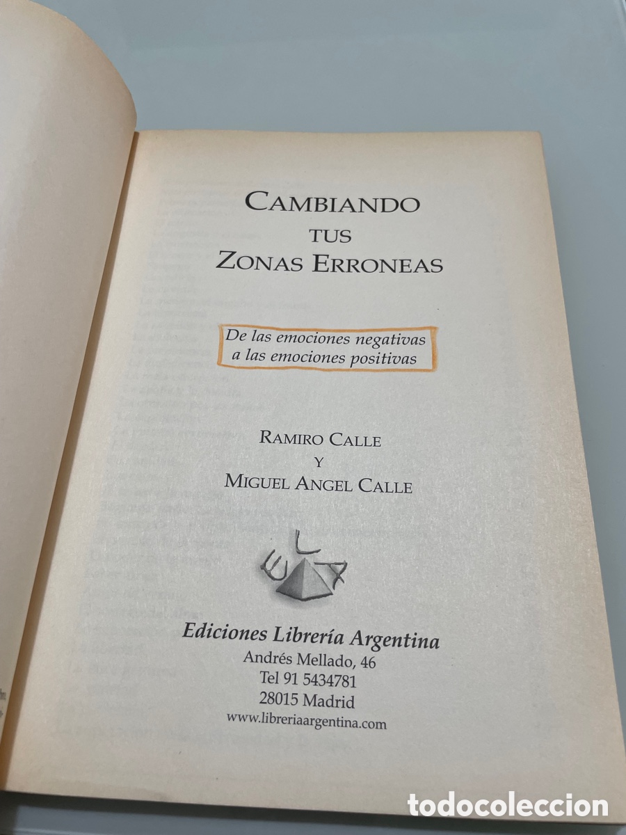 CAMBIANDO TUS ZONAS ERRONEAS. CALLE RAMIRO. Libro en papel