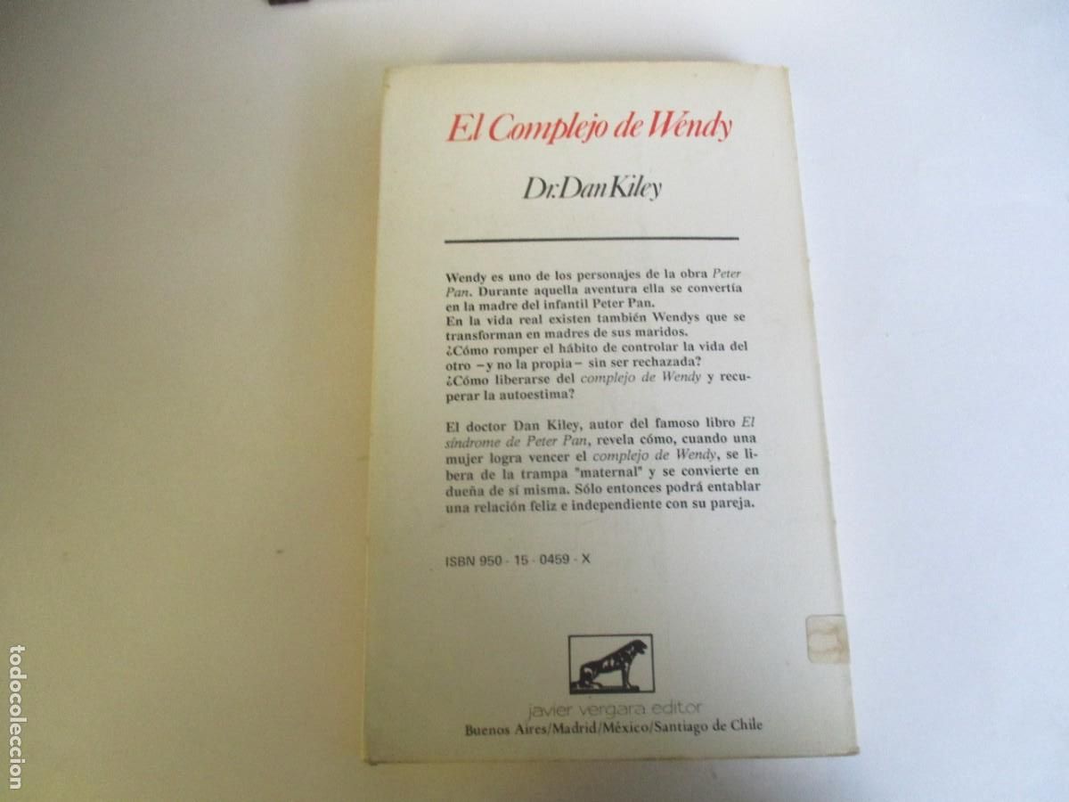 Libros de segunda mano: Dr. Dan Kiley El complejo de Wendy W21608 - Foto 2