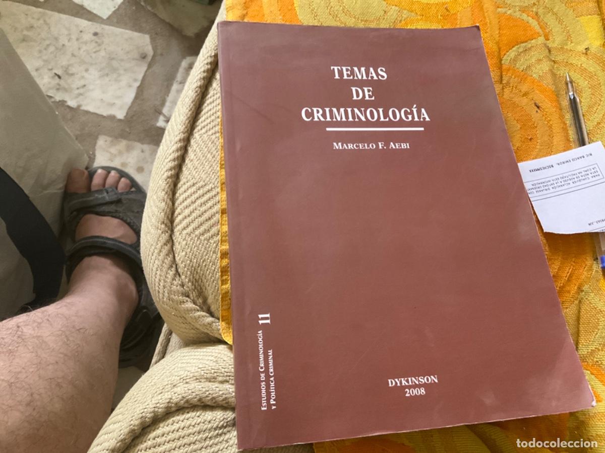 Libros de segunda mano: TEMAS DE CRIMINOLOGIA - AEBI, MARCELO F. Dykinson 2008