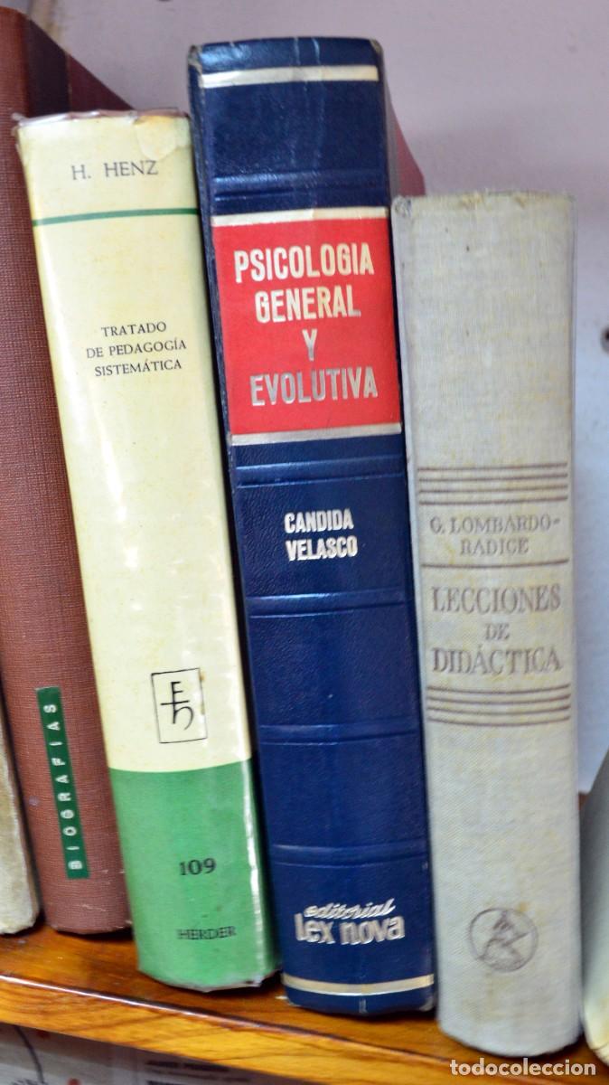 Gebrauchte B&uuml;cher: PSICOLOG&Iacute;A GENERAL Y EVOLUTIVA-TRATADO DE PEDAGOG&Iacute;A SISTEM&Aacute;TICA-LECCIONES DE DiD&Aacute;CTICA