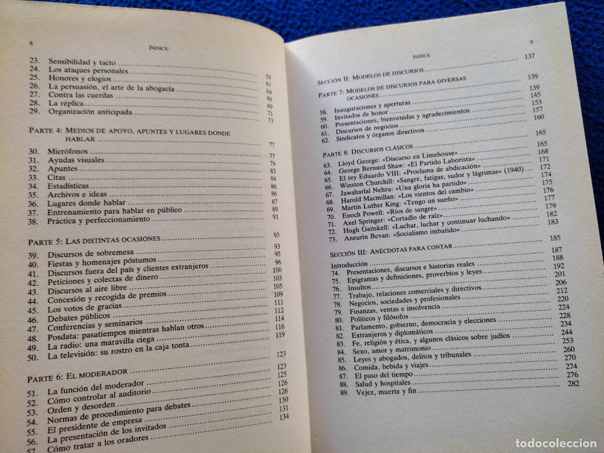 Libros de segunda mano: Como Hablar en P&uacute;blico Ediciones Deusto 1993 - Foto 6