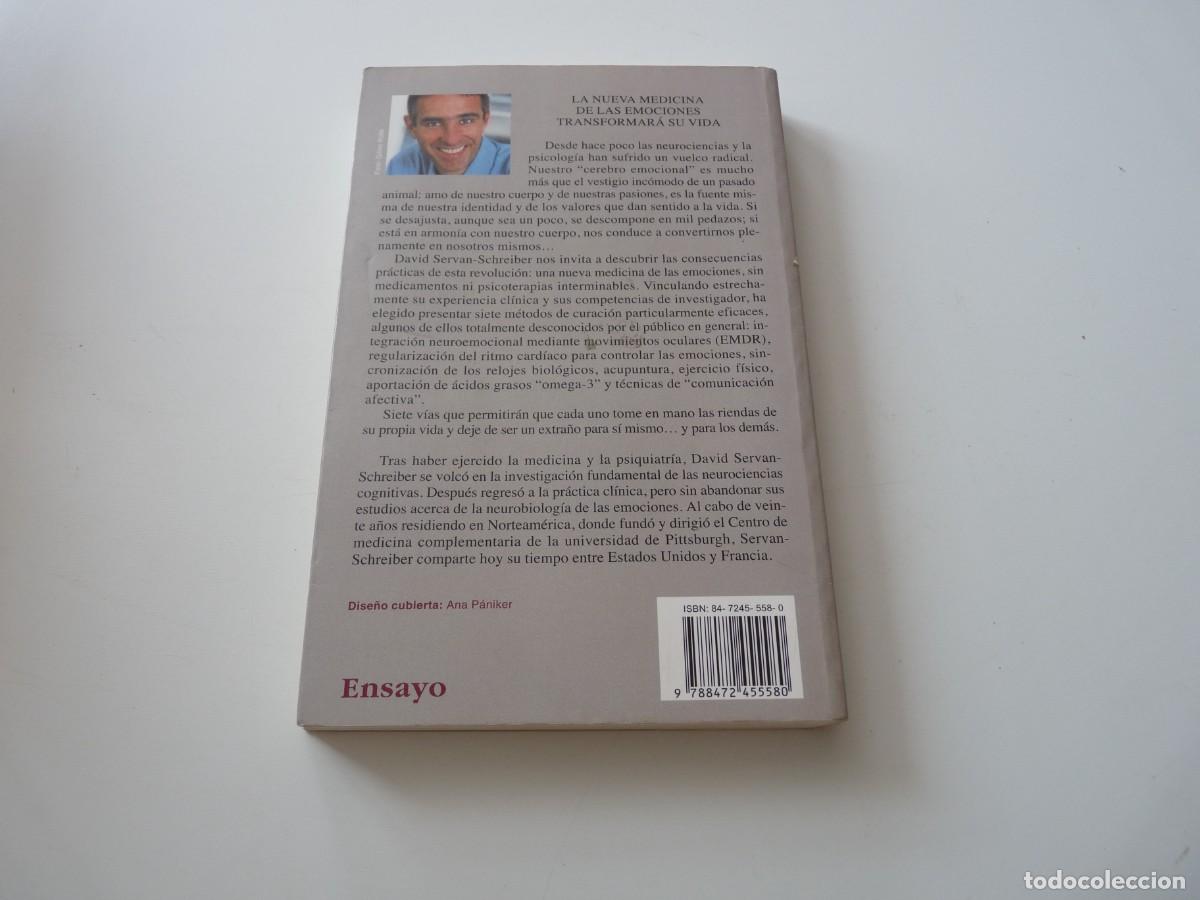 Libros de segunda mano: CURACION EMOCIONAL de DAVID SERVAN-SCHREIBER REF: C-24 - Foto 2