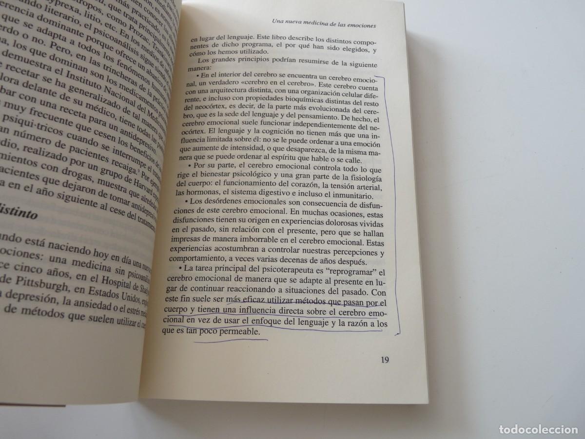 Libros de segunda mano: CURACION EMOCIONAL de DAVID SERVAN-SCHREIBER REF: C-24 - Foto 3