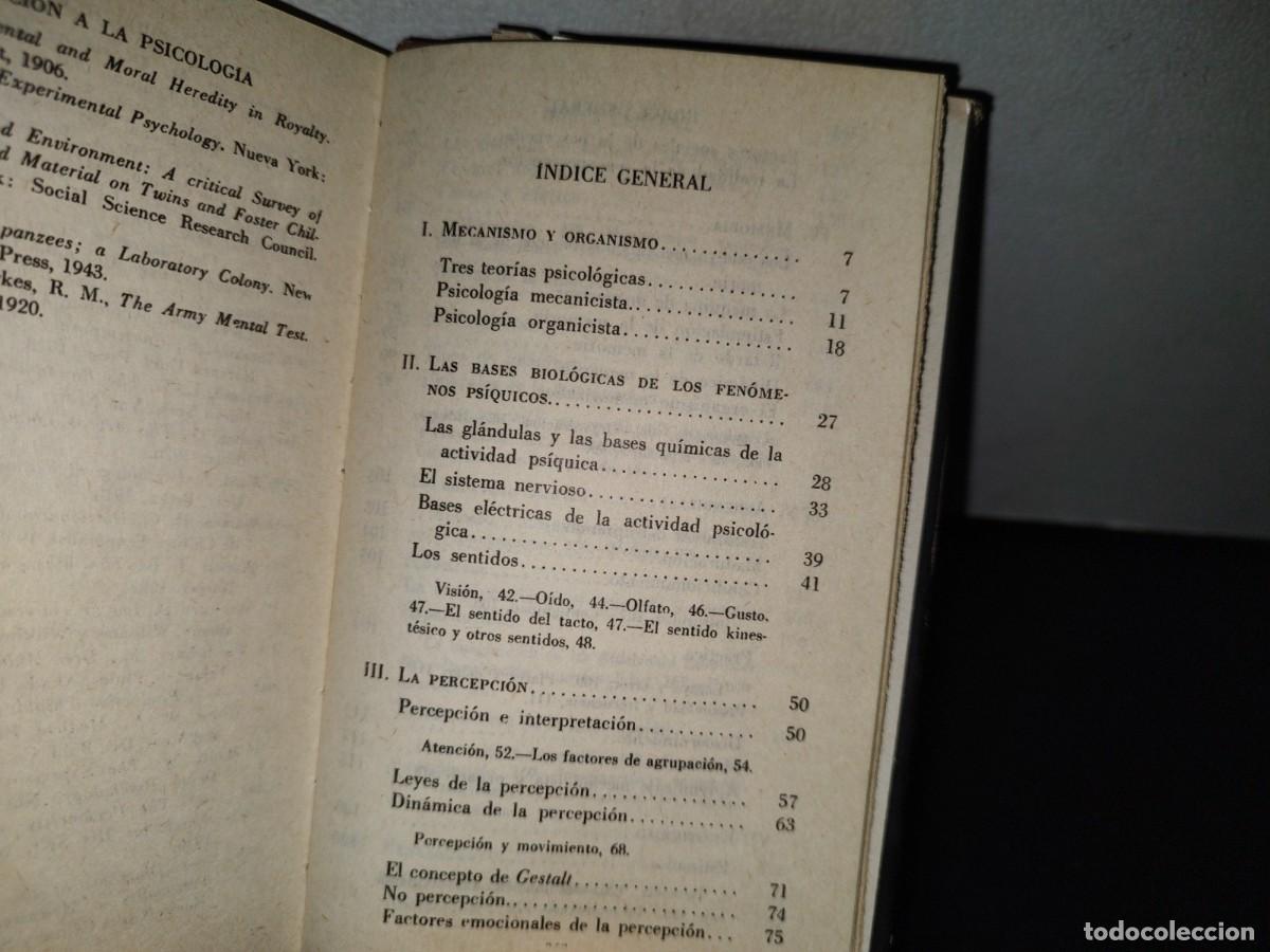 Libros de segunda mano: 191- INTRODUCCI&Oacute;N A LA PSICOLOG&Iacute;A - WERNER WOLFF - 1976 - Foto 7
