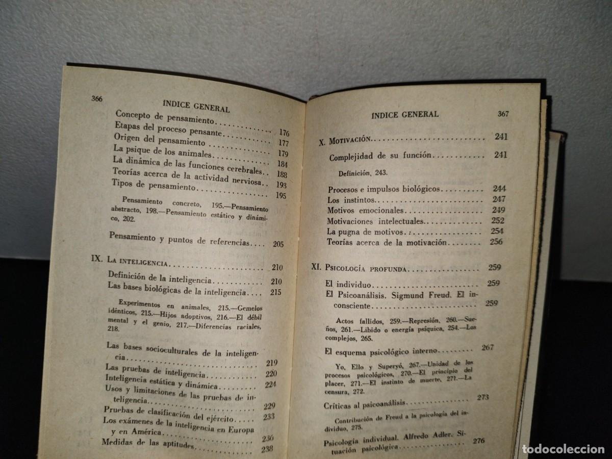 Libros de segunda mano: 191- INTRODUCCI&Oacute;N A LA PSICOLOG&Iacute;A - WERNER WOLFF - 1976 - Foto 9