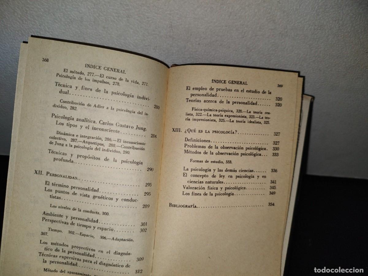 Libros de segunda mano: 191- INTRODUCCI&Oacute;N A LA PSICOLOG&Iacute;A - WERNER WOLFF - 1976 - Foto 10