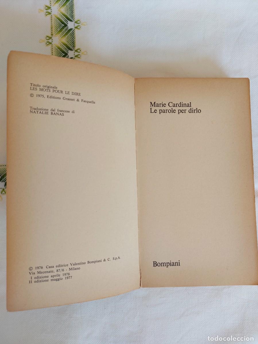 Libros de segunda mano: Libro Le parole per dirlo de Marie Cardinal - Foto 6