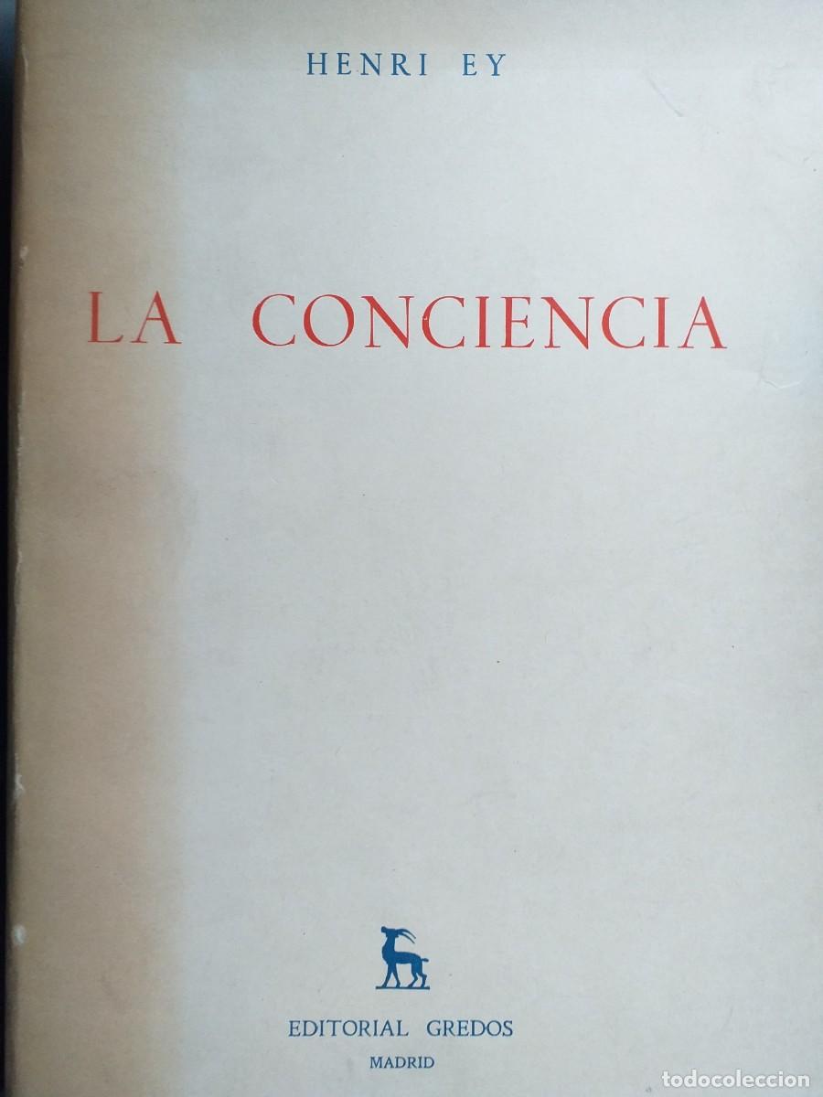 Libros de segunda mano: la conciencia Henri Ey - Foto 1