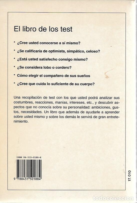 Libros de segunda mano: El libro de los test - Franceschini Rampazzo, Luisa - Foto 2