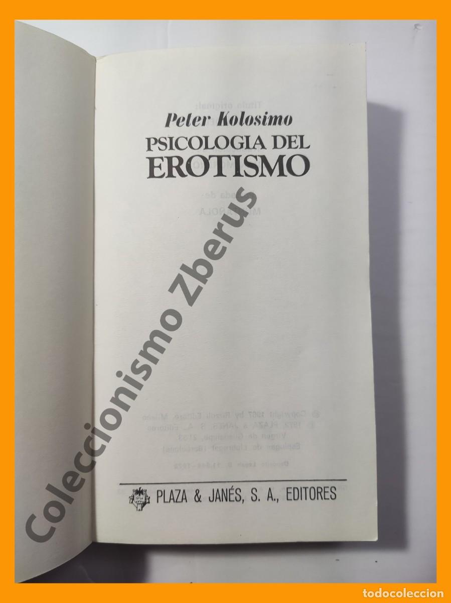 Libros de segunda mano: Psicologia del Erotismo - Peter Kolosimo - Foto 2