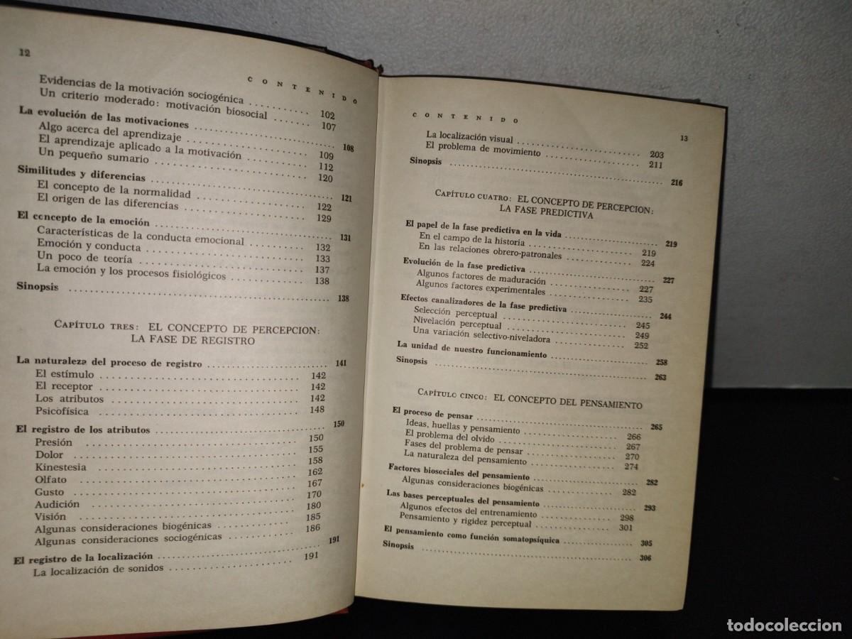 Libros de segunda mano: 78- INTRODUCCI&Oacute;N A LA PSICOLOG&Iacute;A - ROBERT S. HARPER - 1965 - Foto 7