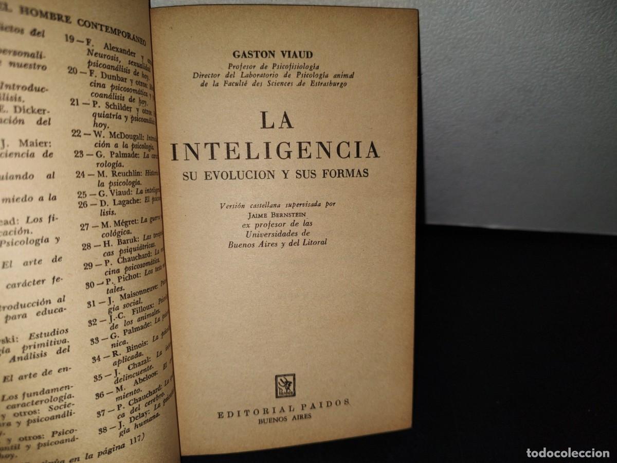 Libros de segunda mano: 78- LA INTELIGENCIA - GASTON VIAUD - Foto 4