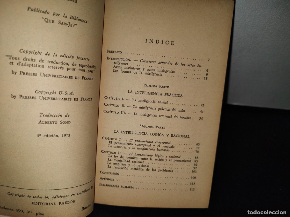 Libros de segunda mano: 78- LA INTELIGENCIA - GASTON VIAUD - Foto 5