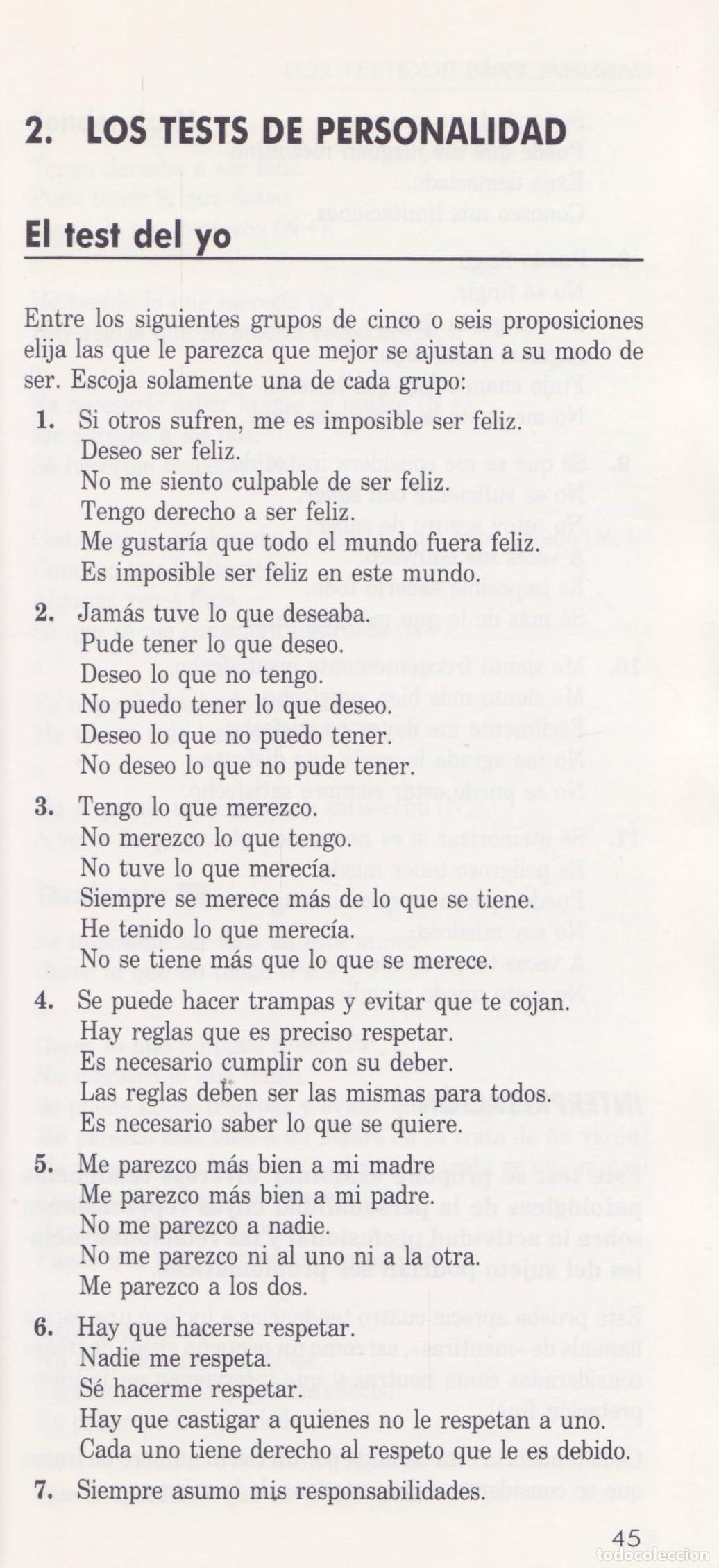Libros de segunda mano: Los tests psicologicos - Foto 2
