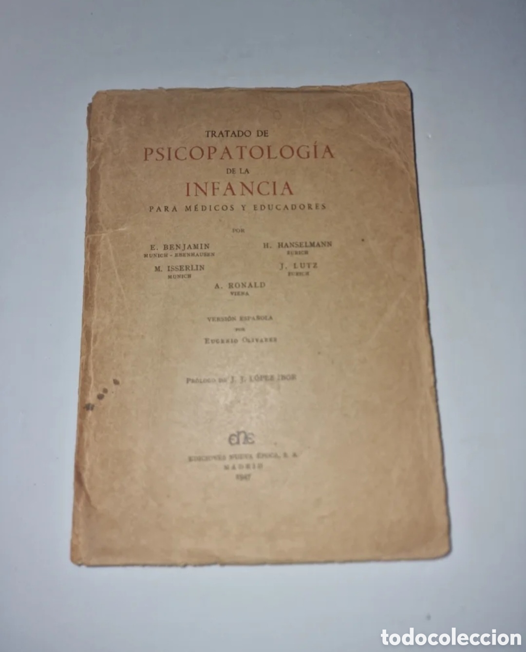 Libros de segunda mano: Psicopatolog&iacute;a Infancia