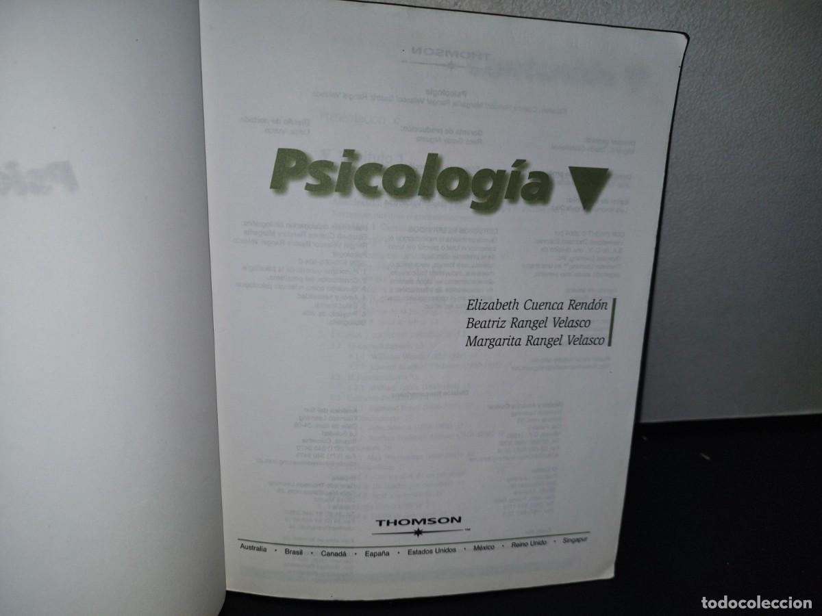 Libros de segunda mano: 90- PSICOLOG&Iacute;A - ELIZABETH CUENCA REND&Oacute;N - Foto 4