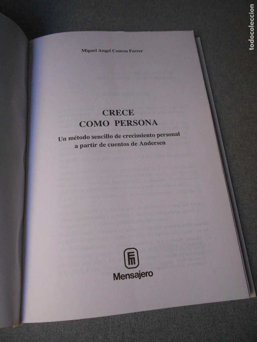 Libros de segunda mano: CRECE COMO PERSONA - Foto 2